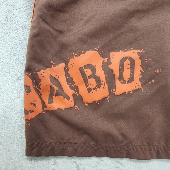 CABO STYLE Board Shorts Mens 32 Brown Tie Front Pockets Beach Swim Summer Sports - Picture 2 of 10